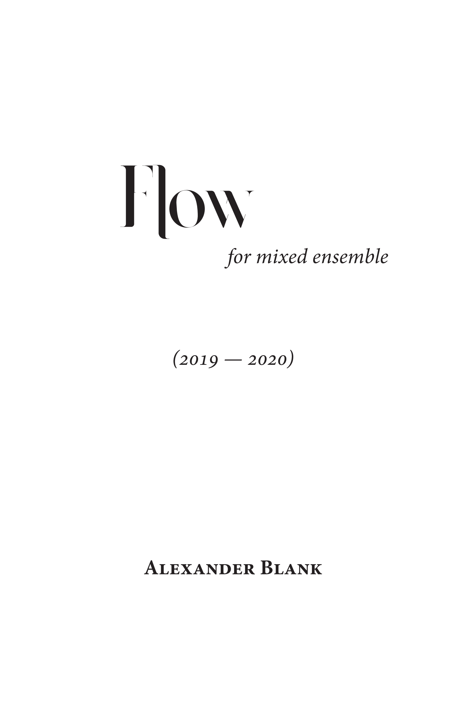 Flow, page 1